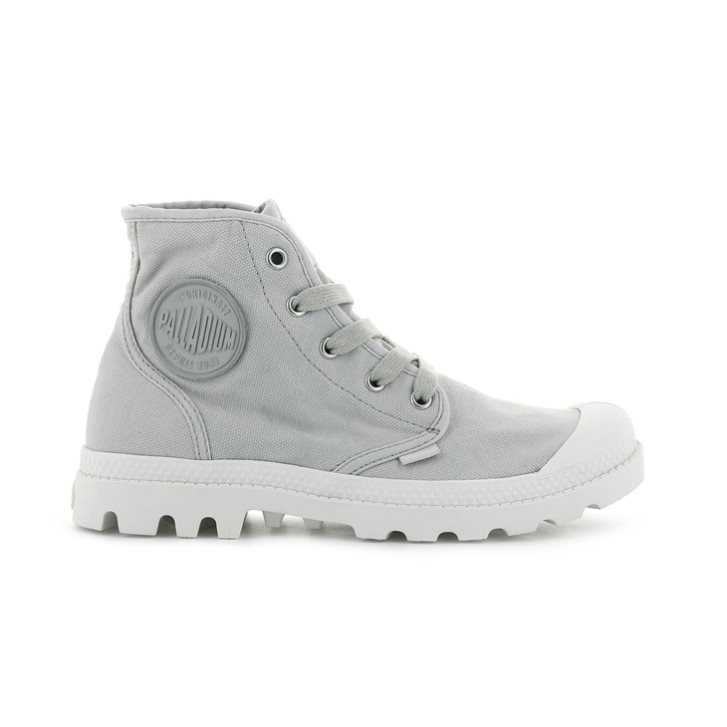 Bottes Palladium Pampa Hi Femme Grise Clair | FR FNM945Z